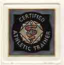 certified athletic trainer health and fitness career art, certified athletic trainer gifts, gifts for grads, graduation and professionals, certified athletic trainer occupation art, paintings and limited edition fine art prints by artist Jane Billman and Gregg Billman