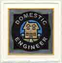 domestic engineer career art, domestic engineer gifts, gifts for grads, graduation and professionals, domestic engineer occupation art, paintings and domestic engineer limited edition fine art prints by artist Jane Billman and Gregg Billman